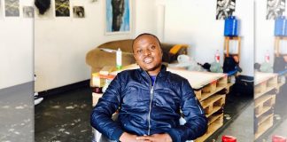 South Africa’s Percy Mameila Enters Guinness Book Of Records For Making The Biggest Artwork Using Coffee Beans