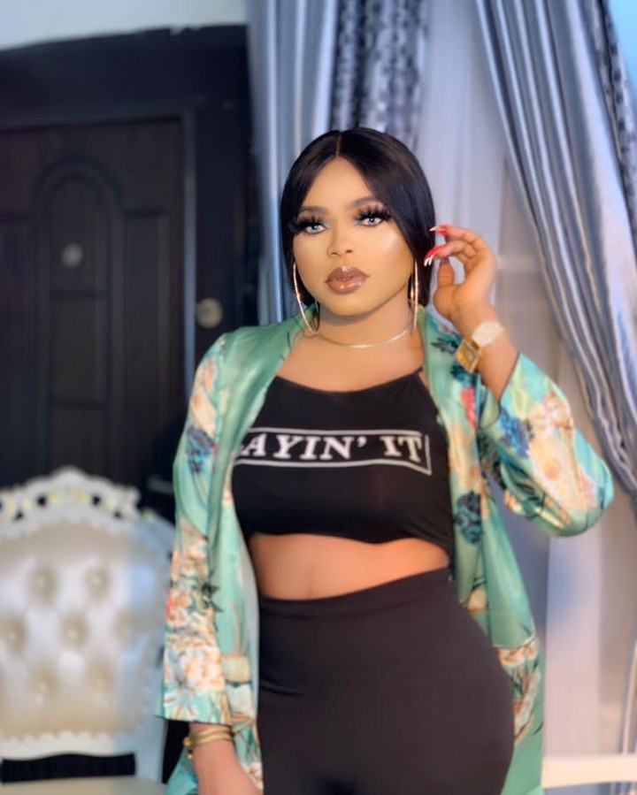 Bobrisky Looks Stunning as He Rocks Colourful Outfit