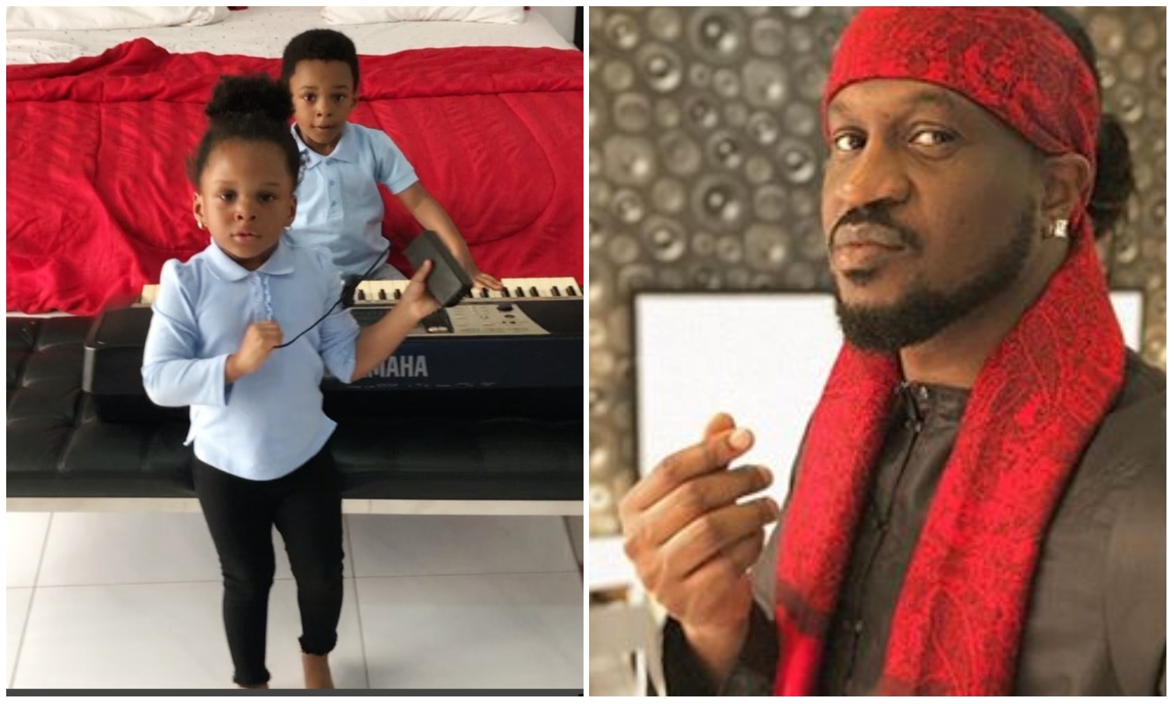 Paul Okoye Shares Adorable Video Of His Children Showcasing Their Music Talents Video