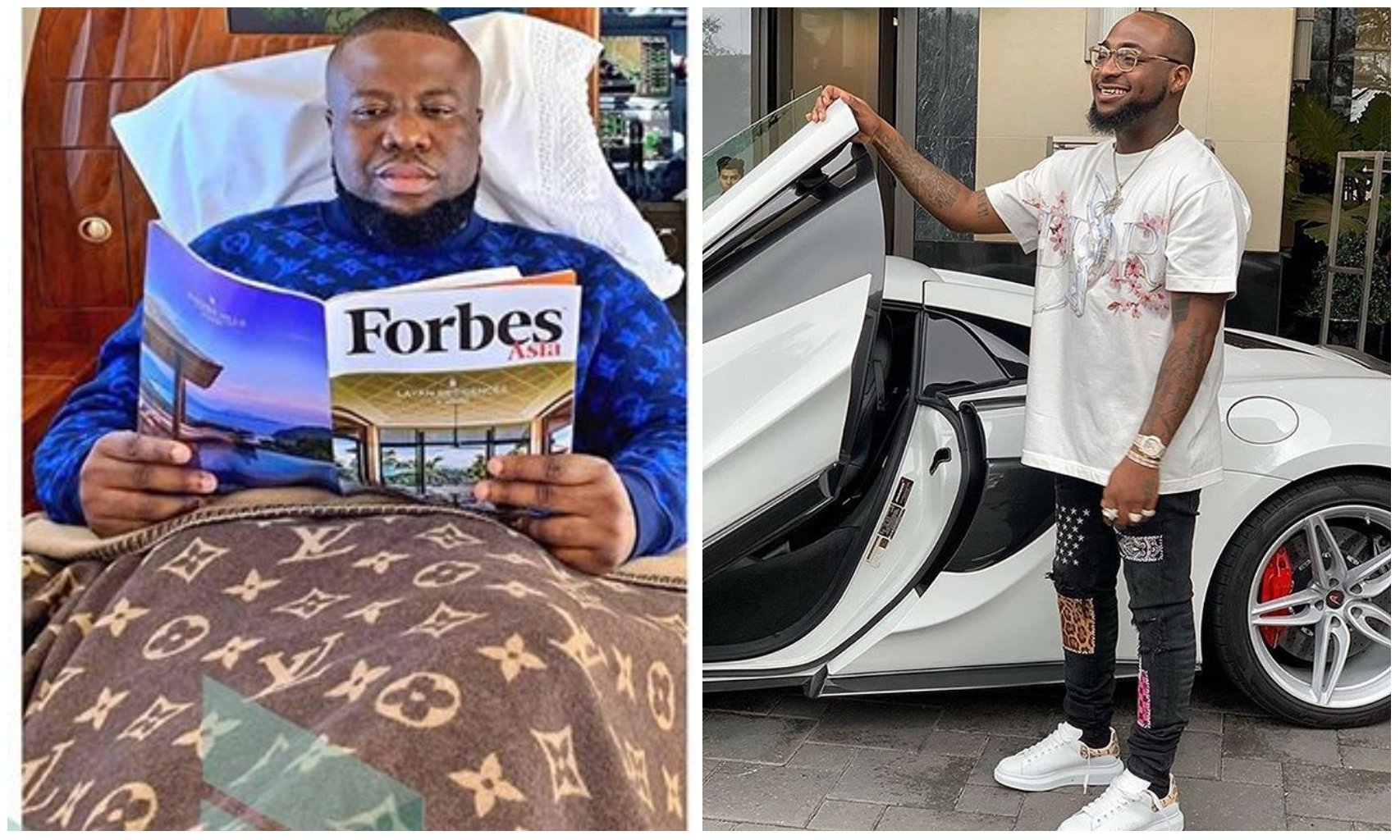 Video of Hushpuppi and Davido discussing about business surfaces online