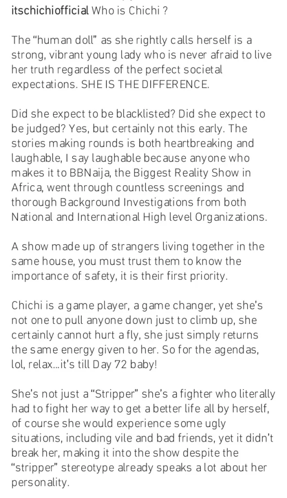 Chichis management responds to allegation leveled against her Kemi Filani blog 1.jpg