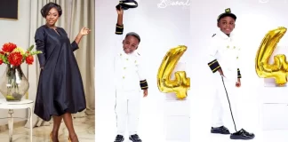 Nollywood actress, Yvonne Jegede pens sweet words to her son as he clocks a new age Nollywood actress, Yvonne Jegede pens sweet words to her son as he clocks a new age